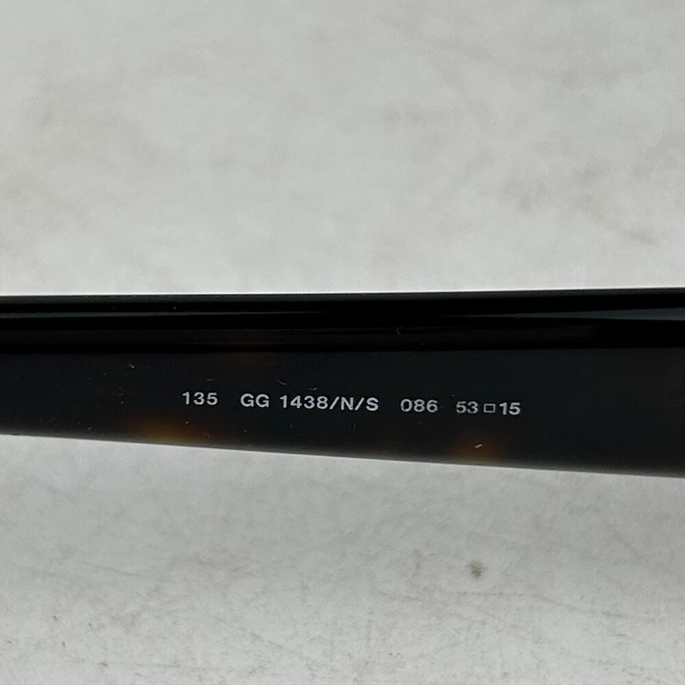 Gucci GG1438 086 Eyeglasses Frame Unisex Adults Black Full Rim Eyewear 53-15-135 - Picture 10 of 11